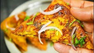 Dahi Toast  Spiced Dahi Tadka Sandwich  5 min breakfast recipe [upl. by Ethelred]