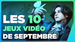 Le TOP 10 des jeux vidéo de SEPTEMBRE 2023 ✨ Sorties JV PCPS5XBOXGAME PASSSWITCH [upl. by Cressy315]