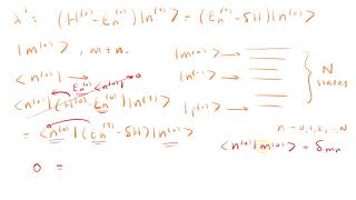 Introduction to Perturbation Theory  First Order Corrections [upl. by Neelat]