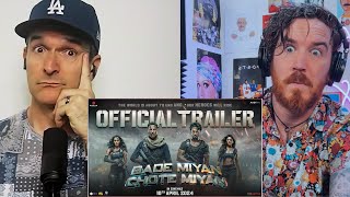 Bade Miyan Chote Miyan  OFFICIAL TRAILER AkshayTigerPrithviraj REACTION [upl. by Clymer]