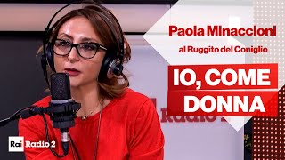 Paola Minaccioni come donna intervistata al Ruggito del Coniglio [upl. by Relda]