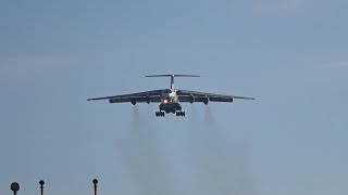 Ilyushin IL76TD Rzeszów Jasionka 2022 SONY [upl. by Loren]