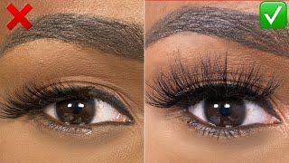 HOW TO PUT ON FAKE EYELASHES Very Detailed  Ale Jay [upl. by Ardelis]