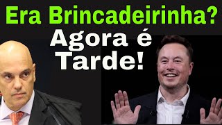 MORAES HÁBIL CONTRAATAQUE A MUSK BOLSONARO E EXTREMISTAS EXPÕEM BILIONÁRIO AO RIDÍCULO E A DANOS [upl. by Catto]