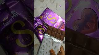 Cadbury dairy milk silk heart ❤️ blush chocolate swadkavardan shortsyoutube [upl. by Delamare255]