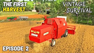 THE FIRST HARVEST  Vintage Survival  Episode 2 [upl. by Aisek]