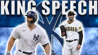 AARON JUDGE CONFIRMS BLAKE SNELL TO THE YANKEES STANTON IS TRANSFORMED KING SPEECH EP 4 [upl. by Atiugram]