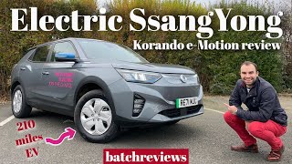 SsangYong Korando eMotion Electric review [upl. by Setiram]