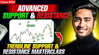 Advance Learning Of Support amp Resistance  Trendline Masterclass  What Is Uptrend amp Downtrend [upl. by Atilahs]