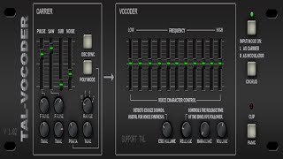 Free VST Effect  TAL Vocoder 2 [upl. by Eidnil]