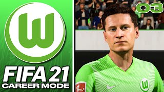 Signing Julian Draxler  FIFA 21 Wolfsburg Career Mode 3 [upl. by Assirem]