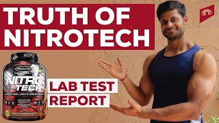 MUSCLETECH NITROTECH WHEY PROTEIN SCIENTIFIC REVIEW  LAB TEST REPORT  ENGLISH SUBTITLES ADDED [upl. by Kryska]