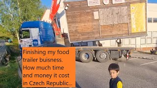 Finishing my fast food trailer business how much it costs and time it takes UrduHindi [upl. by Ailido]