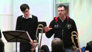 Trombone Master Class Black Dyke Trombone Quartet [upl. by Elurd]