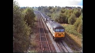 Heavy freight at Ryecroft Junction 1996 [upl. by Horner]