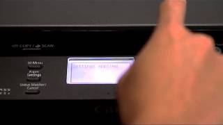 Canon MF4420w Language amp IP Settings [upl. by Ettenowtna]