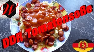 DDR Rezept Tomatensoße wie aus der Schulküche einfach lecker schnell und günstig [upl. by Gerianna824]