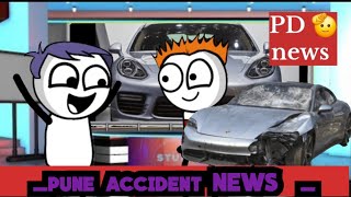 pune accident ko kar Rahe ripoting 🫡  pune accident ka Pura sach with comedy 😃  puneaccident [upl. by Helga759]