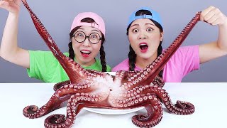 Giant Octopus Seafood Mukbang DONA [upl. by Whitelaw]