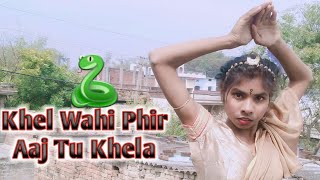 Sridevi Popular Song Khel Vahi Fir Aaj Tu Khela  Performancebyrinki  Nagin 🐍Dance [upl. by Araik]