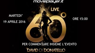 David di Donatello 2016 il nostro commento ai vincitori [upl. by Ashly844]