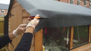 How to Waterproof your Shed Roof with an EPDM Shed Roof Kit  Fast and Easy to Install [upl. by Loy]