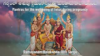 Garbha Raksha Mantras during pregnancy  గర్భంలో శిశువుని ఆరోగ్యంగా ఉంచే మంత్రాలు  Mantra Balam [upl. by Eelorac]