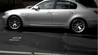 BMW E60 535I Sport Suspension with Miro 111 20quot and Cobb Tune [upl. by Ahsined]