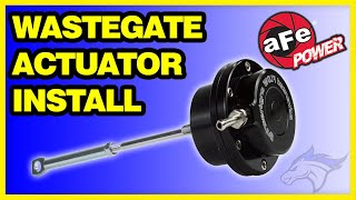 aFe Wastegate Actuator Install 9402 Dodge  Create More Boost [upl. by Kcim]