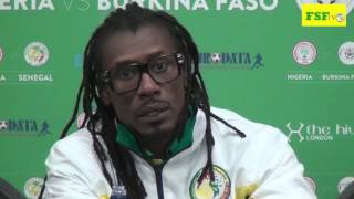 Aliou Cissé coach du Sénégal conférence de presse daprès match [upl. by Meehsar124]