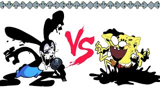 FnF Pibby Oswald VS Pibby Spongebob  FNF Come and Learn with Pibby [upl. by Streetman303]