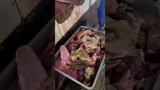 Meat Market in Philippines 🇵🇭 meatmarket filipinofood butcher [upl. by Ditmore]