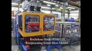 Rocheleau RS80 Blow Molding Machine 2 Head [upl. by Rita]