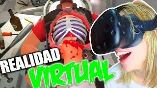 EXPLOTANDO CORAZONES  Surgeon Simulator VR [upl. by Nitz]