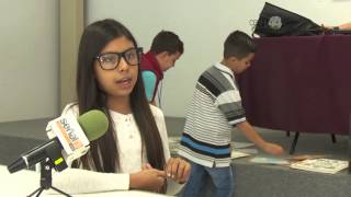 Señal Informativa Semana de verano cultural para niños es inaugurado por escritora de 11 años [upl. by Katherina]