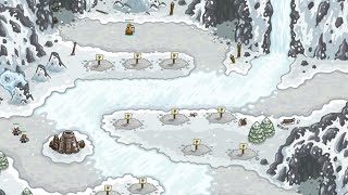 Kingdom Rush  Glacial Heights  Veteran [upl. by Nerag]