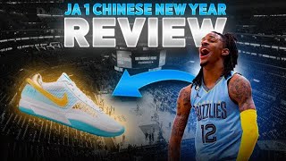 GOT EM EARLY Nike Ja 1 Chinese New Year Sneaker Review [upl. by Akema]