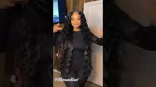 How Your Crimp Curls are made💁🏽‍♀️ in Wigs amp Hair Bundles [upl. by Asilenna]