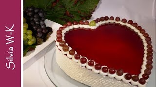 Traubentorte  Torte  Herzform [upl. by Rma]