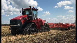 Case IH 620 Quadtrac amp Kuhn Krause Dominator 4860  Farm Progress Show 2017 [upl. by Adelind]