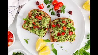 Mediterranean avocado toasts [upl. by Gnilrac572]