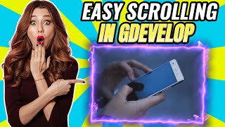 Easy Scrolling in GDevelop 5 Simple Guide for Beginners [upl. by Sedrul536]