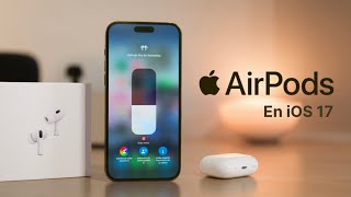 Cómo usar los AirPods Pro con iOS 17 y el NUEVO AUDIO ADAPTATIVO 🔊 [upl. by Hannaoj]