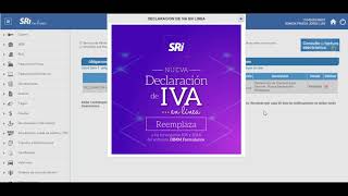 Declaración en cero del IVA en Línea SRI 2020 [upl. by Adiraf]