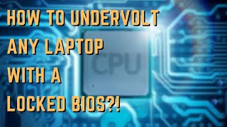 How to undervolt ANY laptop with a locked bios [upl. by Erving]