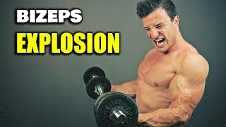 Extremes 5 Minuten Bizeps Workout mit Kurzhanteln  MEGA PUMP EFFEKT [upl. by Bum]