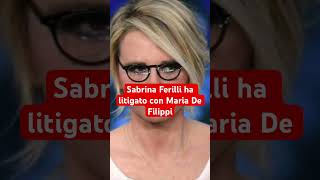 Sabrina Ferilli ha litigato con Maria de Filippi [upl. by Wanda]