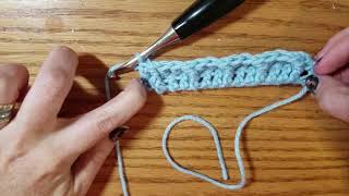 waffle stitch crochet tutorial [upl. by Cloe313]