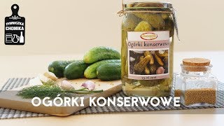 Jak zrobić 23 🥒 Ogórki konserwowe  Piwniczka Chomika [upl. by Drusilla]