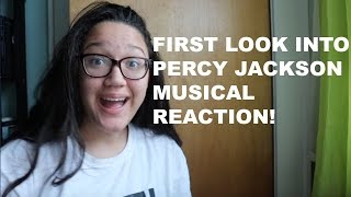 REACTION TO PERCY JACKSON MUSICAL First Song [upl. by Chip82]